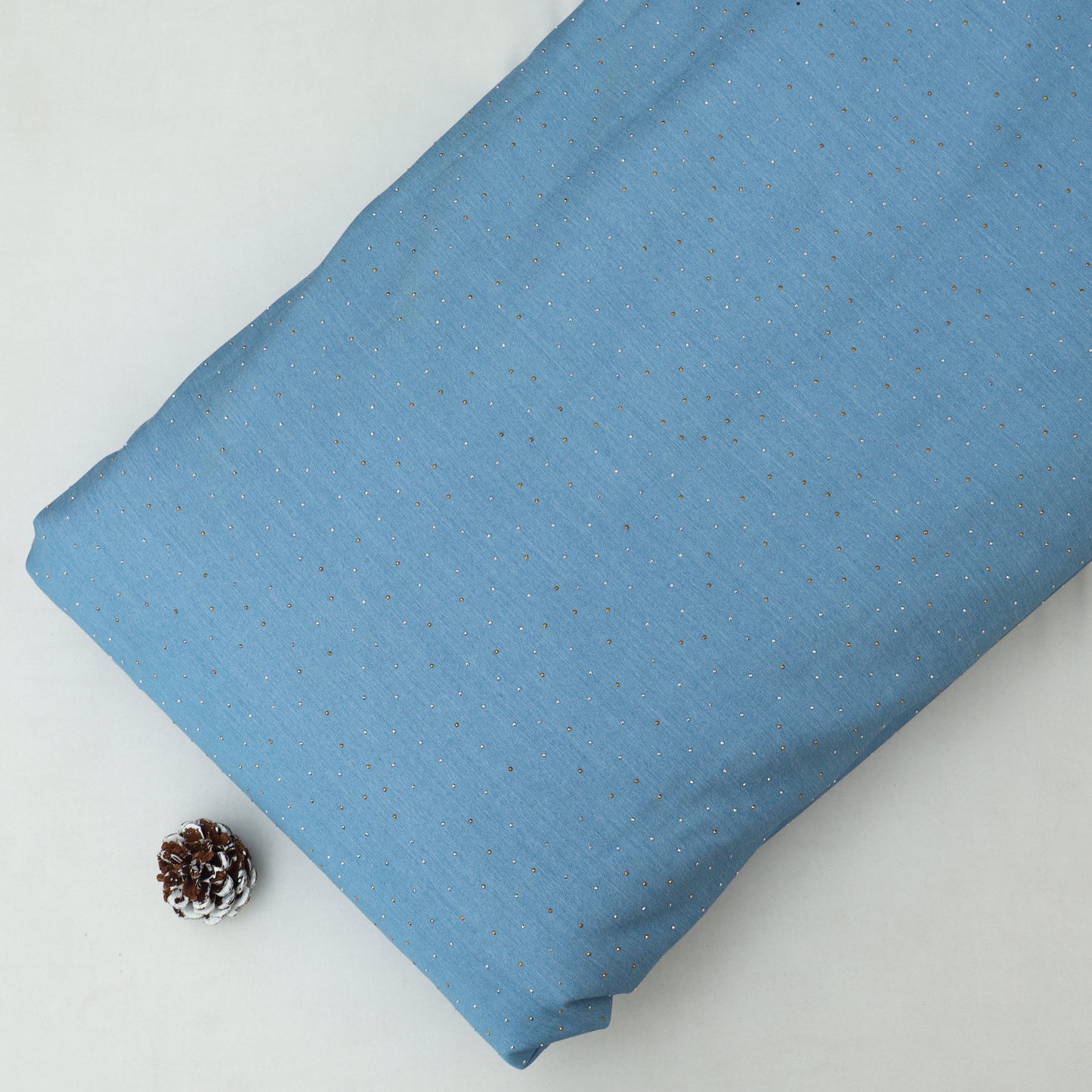 Denim Fabric with Swarovski