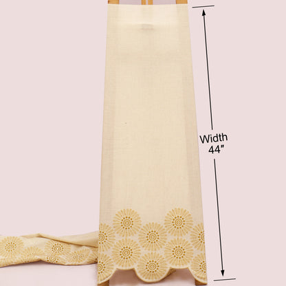 Cotton Print Embroidery Fabric