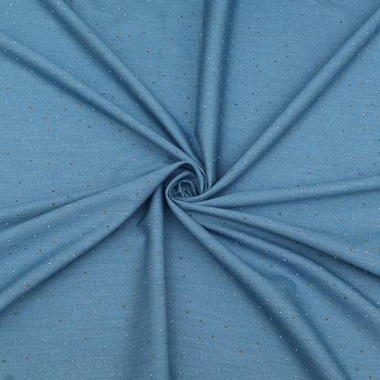 Denim Fabric with Swarovski