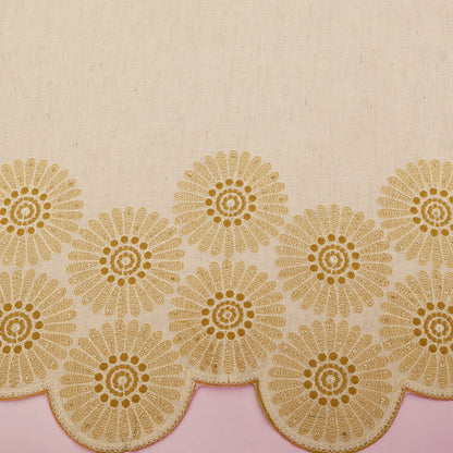 Cotton Print Embroidery Fabric