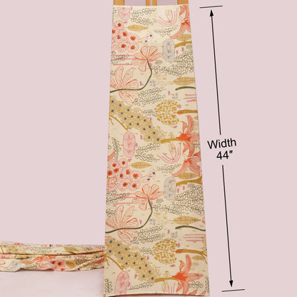 Cotton Print Embroidery Fabric