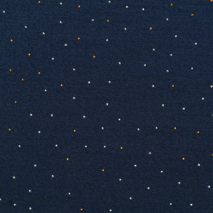 Denim Fabric with Swarovski