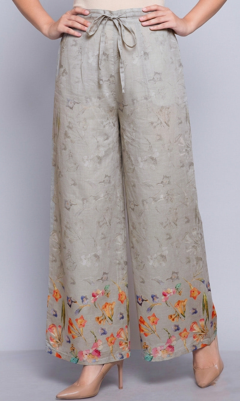 Cotton Chikan Print Embroidery Fabric