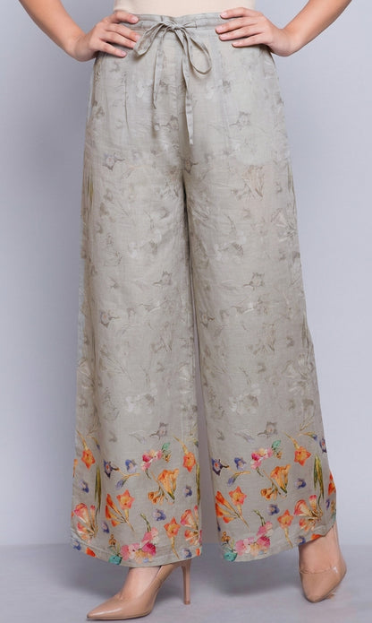 Cotton Chikan Print Embroidery Fabric