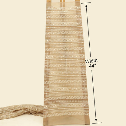 Chanderi Embroidery Fabric