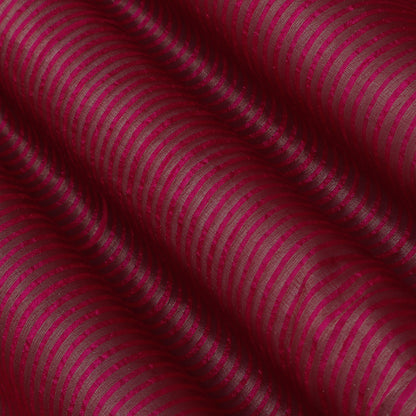 Rani Color Raw Silk Stripe Fabric