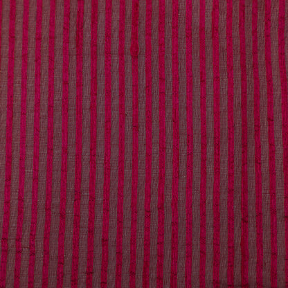 Rani Color Raw Silk Stripe Fabric