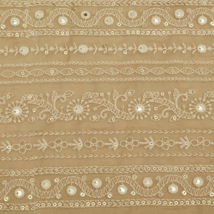 Chanderi Embroidery Fabric