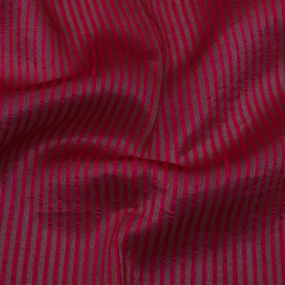 Rani Color Raw Silk Stripe Fabric