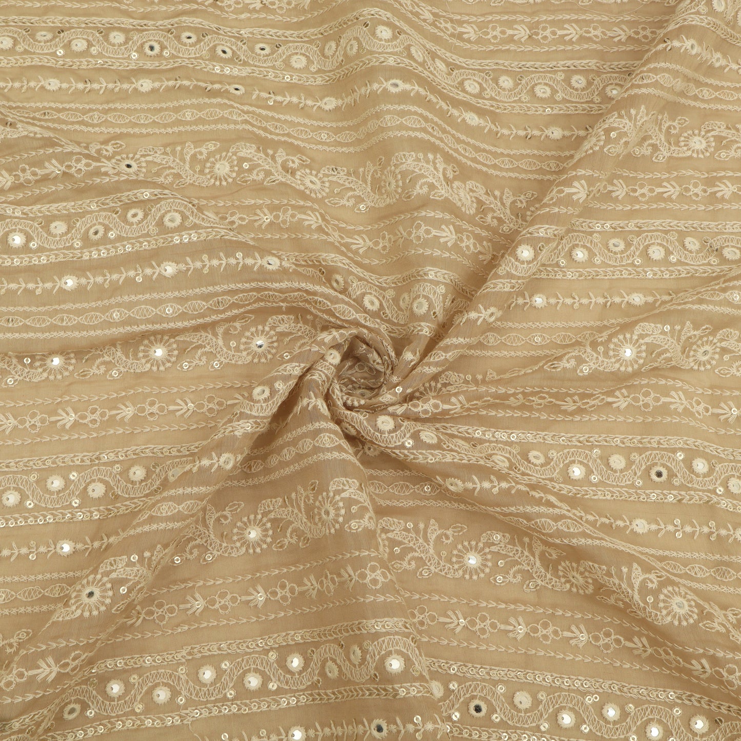 Chanderi Embroidery Fabric