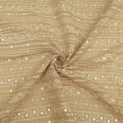 Chanderi Embroidery Fabric