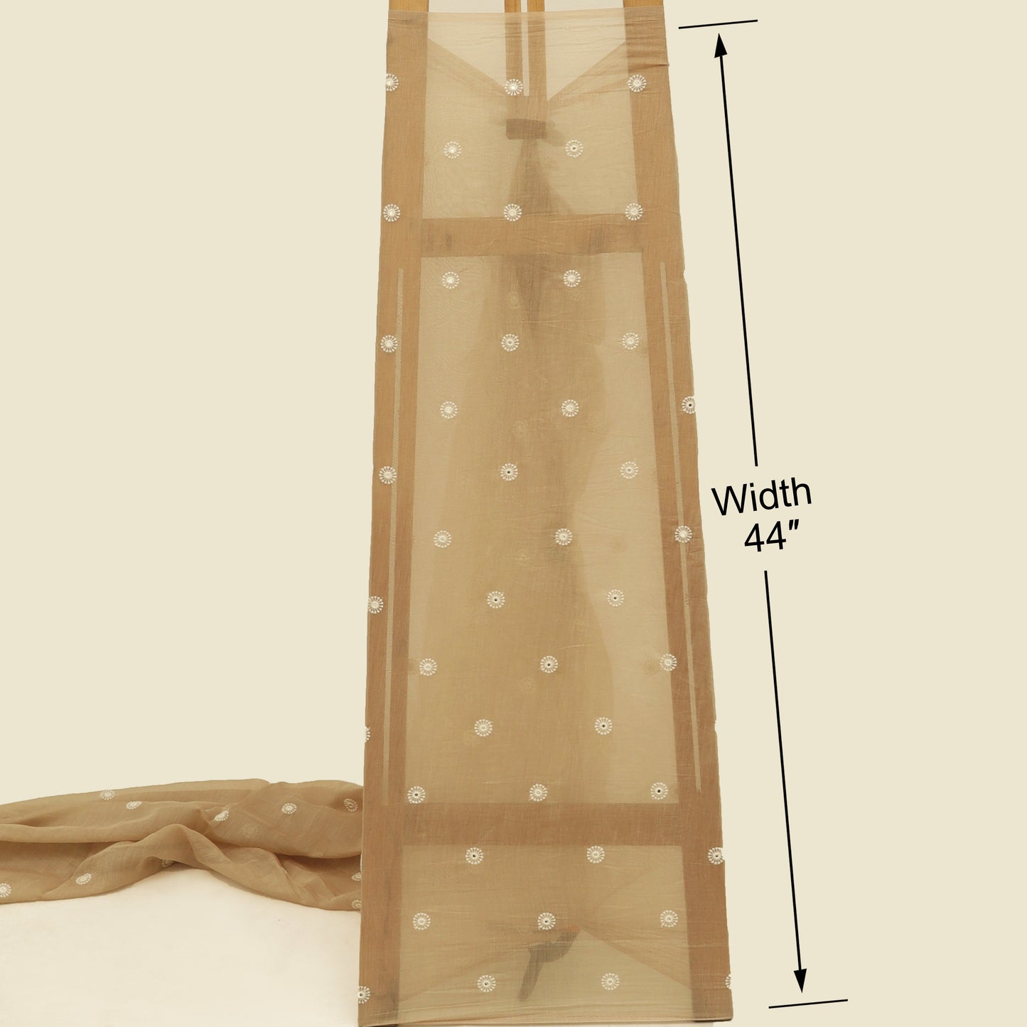 Chanderi Booti Fabric