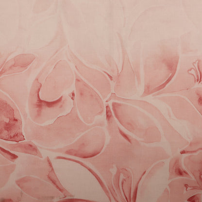 Pink floral pattern on a pink background