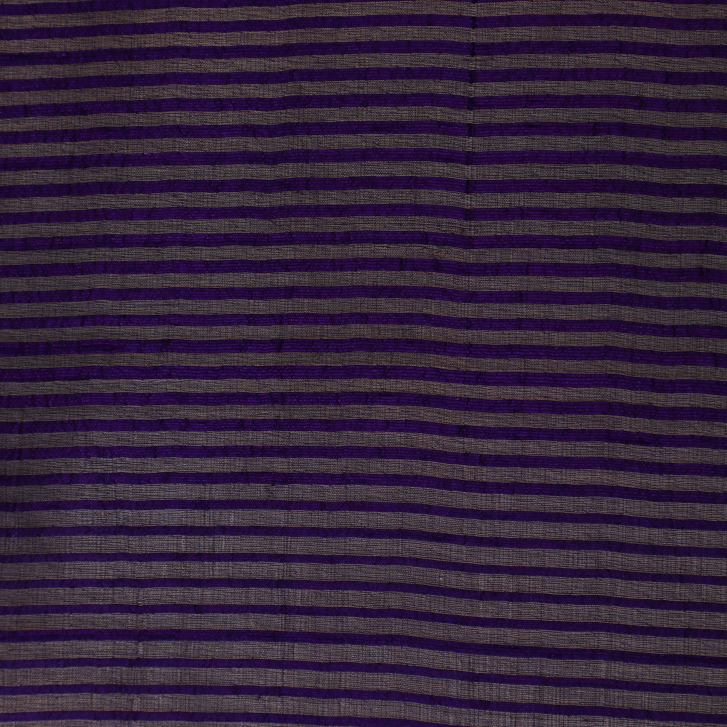 Purple Color Raw Silk Stripe Fabric