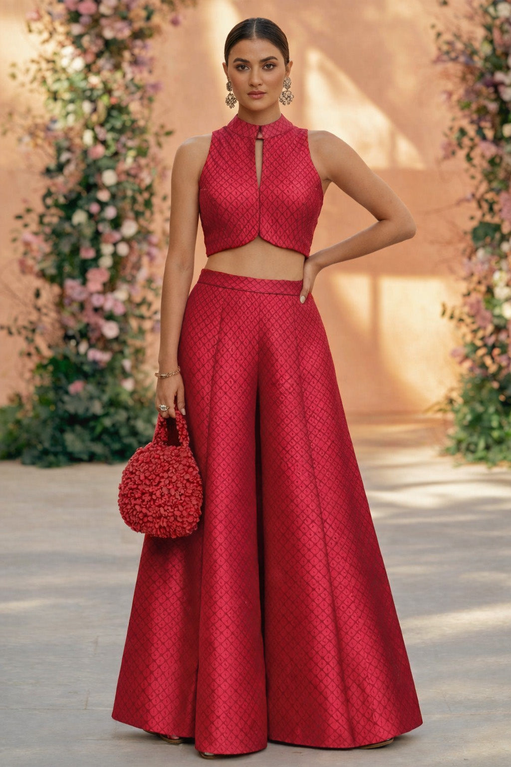 Pure Dupion Brocade Fabric