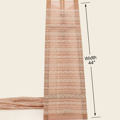 Chanderi Embroidery Fabric