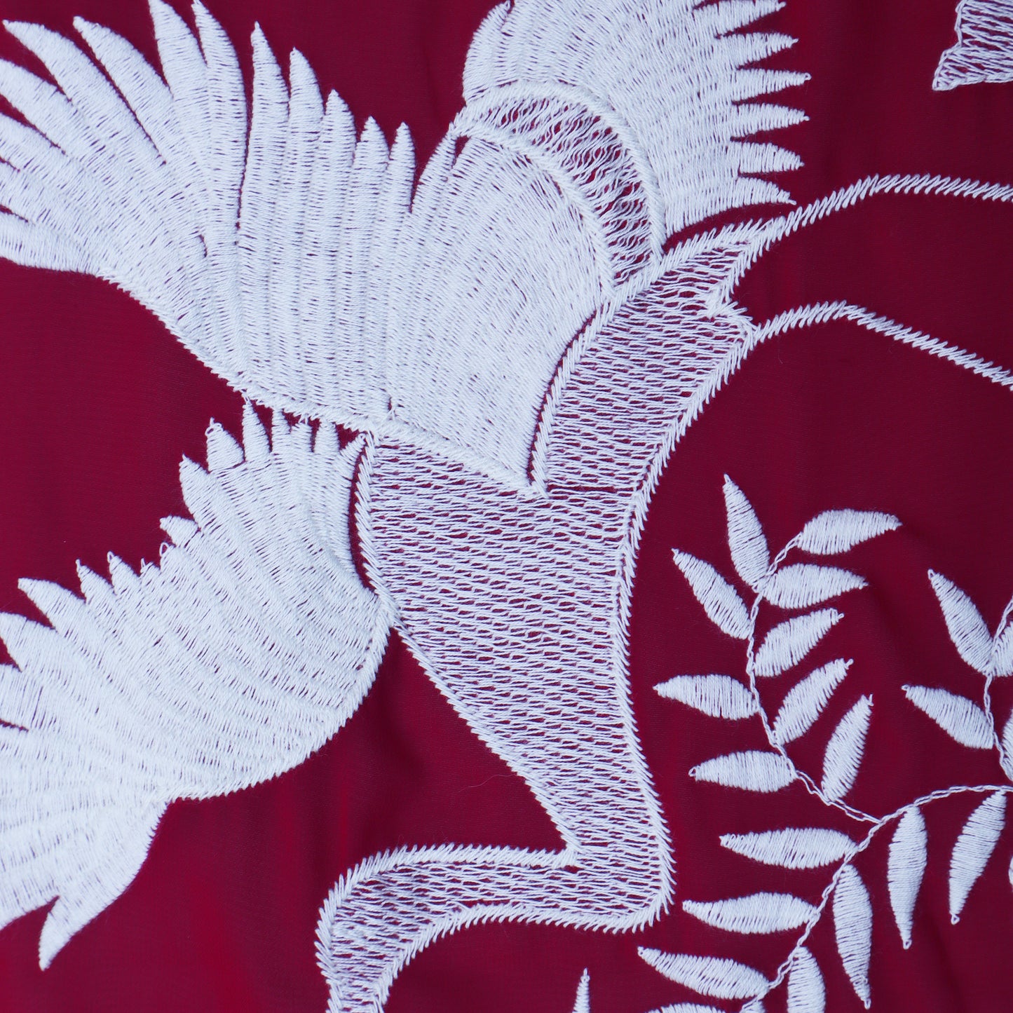 Magenta Color Georgette Embroidery 54" Fabric