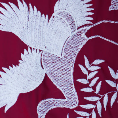 Magenta Color Georgette Embroidery 54" Fabric