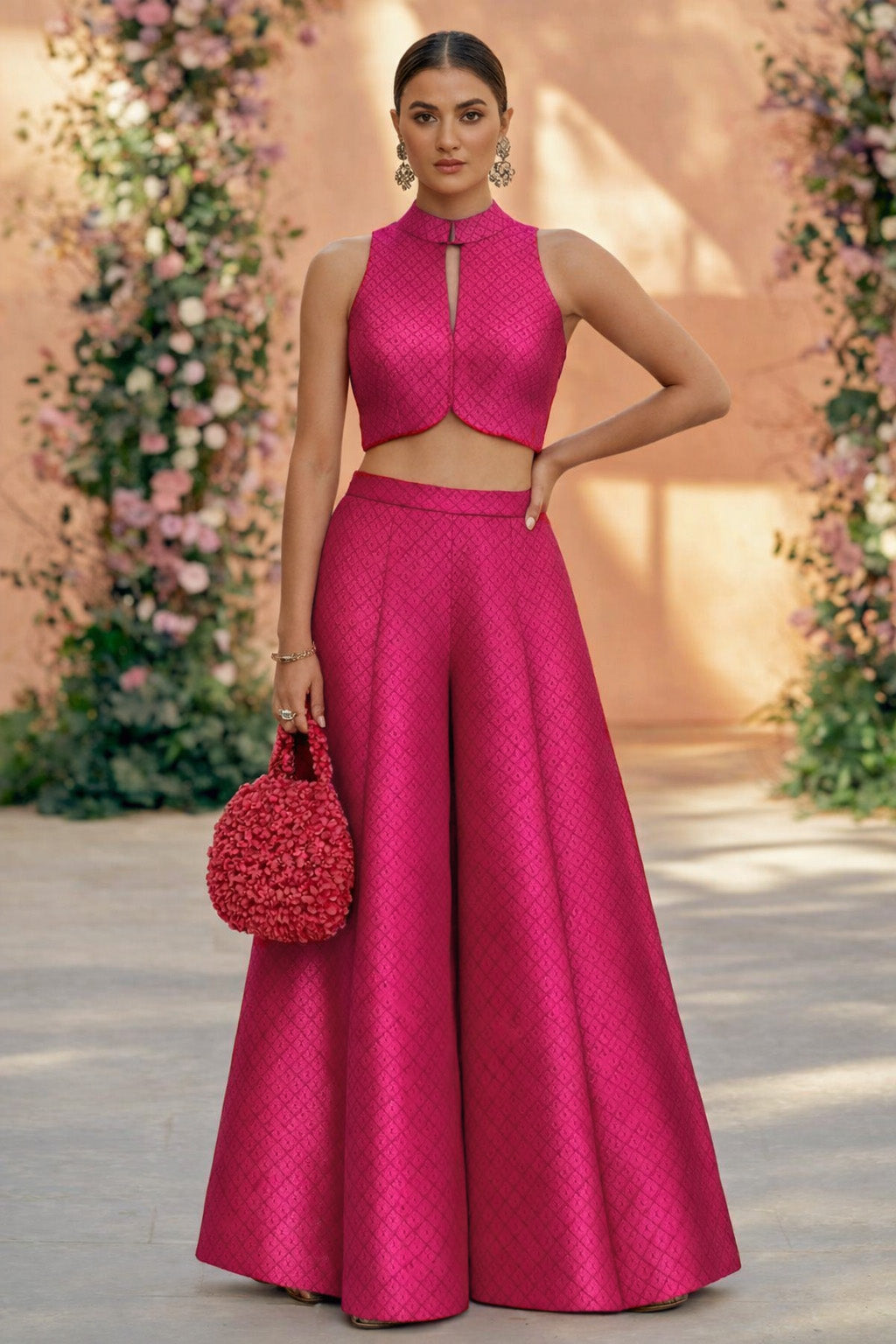 Pure Dupion Brocade Fabric