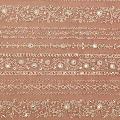 Chanderi Embroidery Fabric