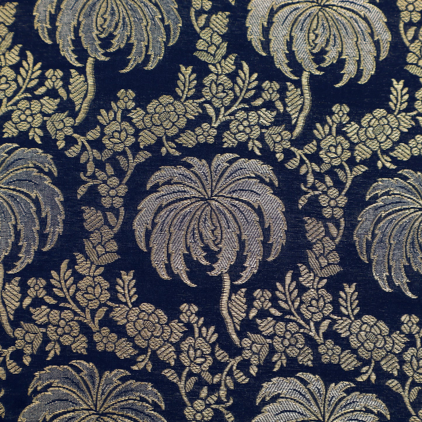 Pure Katan Brocade Fabric