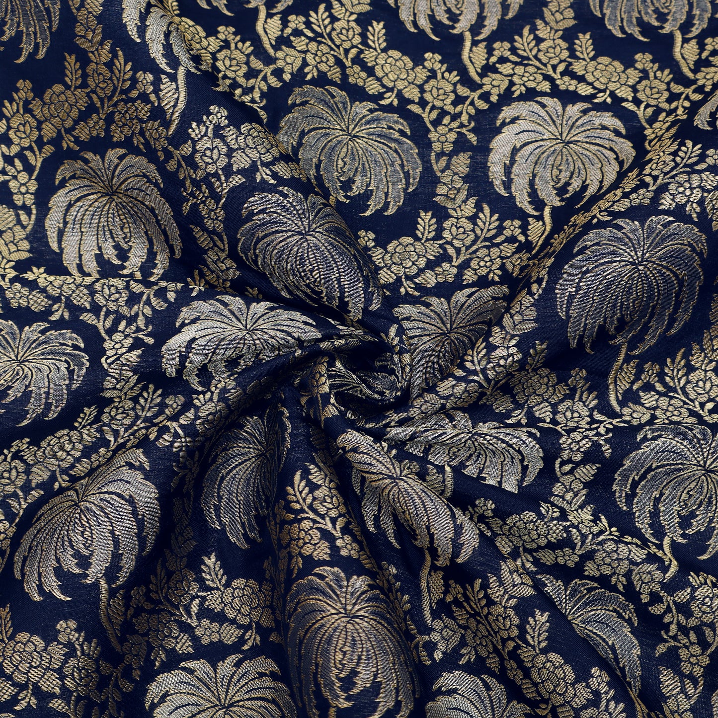 Pure Katan Brocade Fabric