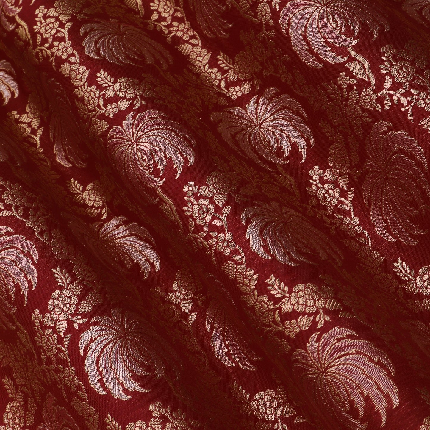 Pure Katan Brocade Fabric