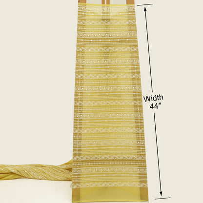 Chanderi Embroidery Fabric