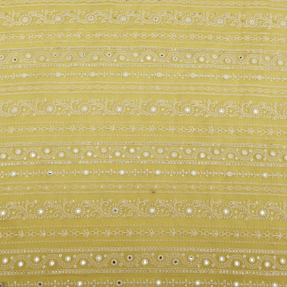 Chanderi Embroidery Fabric