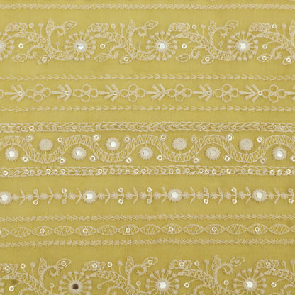 Chanderi Embroidery Fabric
