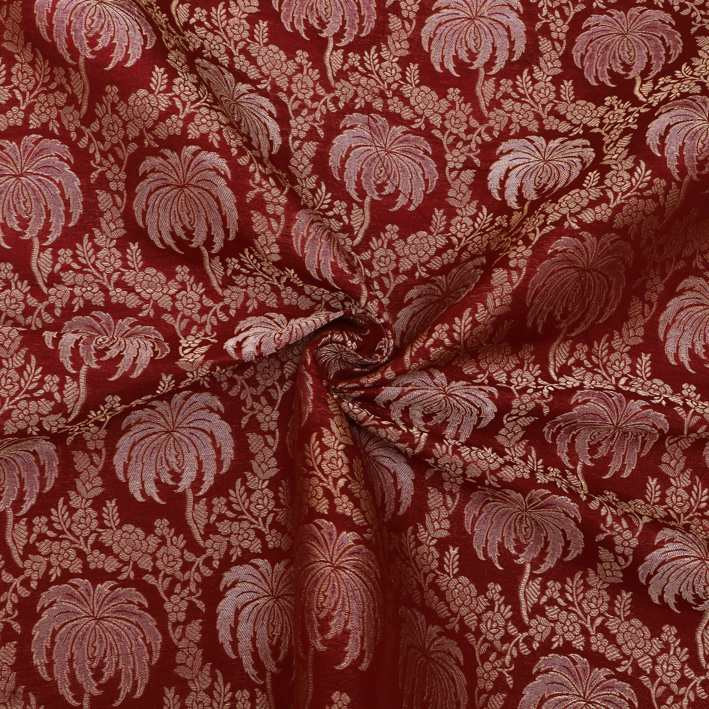 Pure Katan Brocade Fabric