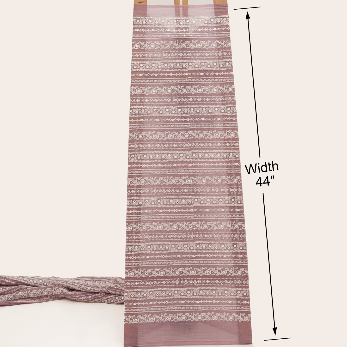 Chanderi Embroidery Fabric