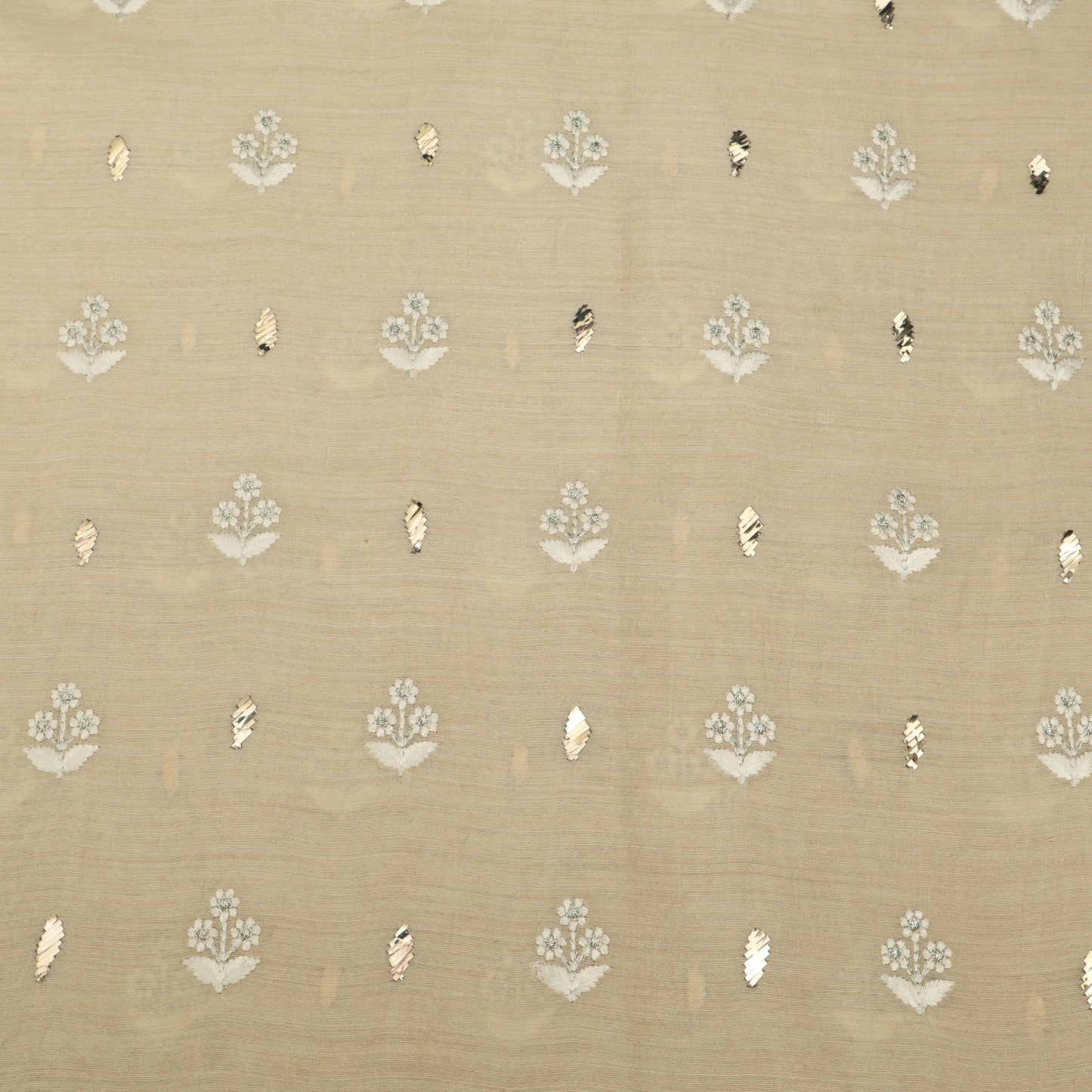 Pure Munga Silk Embroidery Fabric