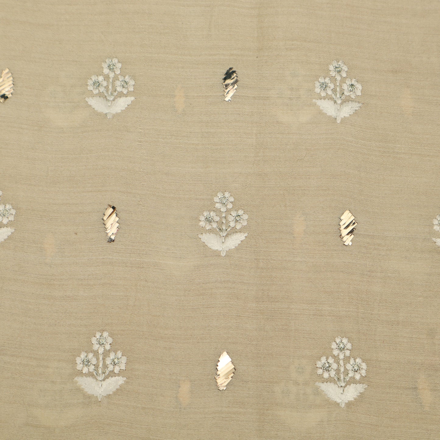 Pure Munga Silk Embroidery Fabric