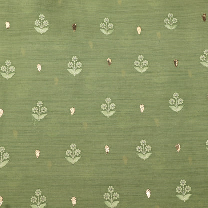 Pure Munga Silk Embroidery Fabric