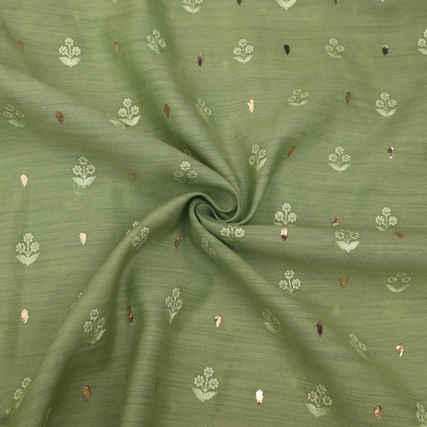 Pure Munga Silk Embroidery Fabric