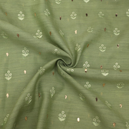 Pure Munga Silk Embroidery Fabric
