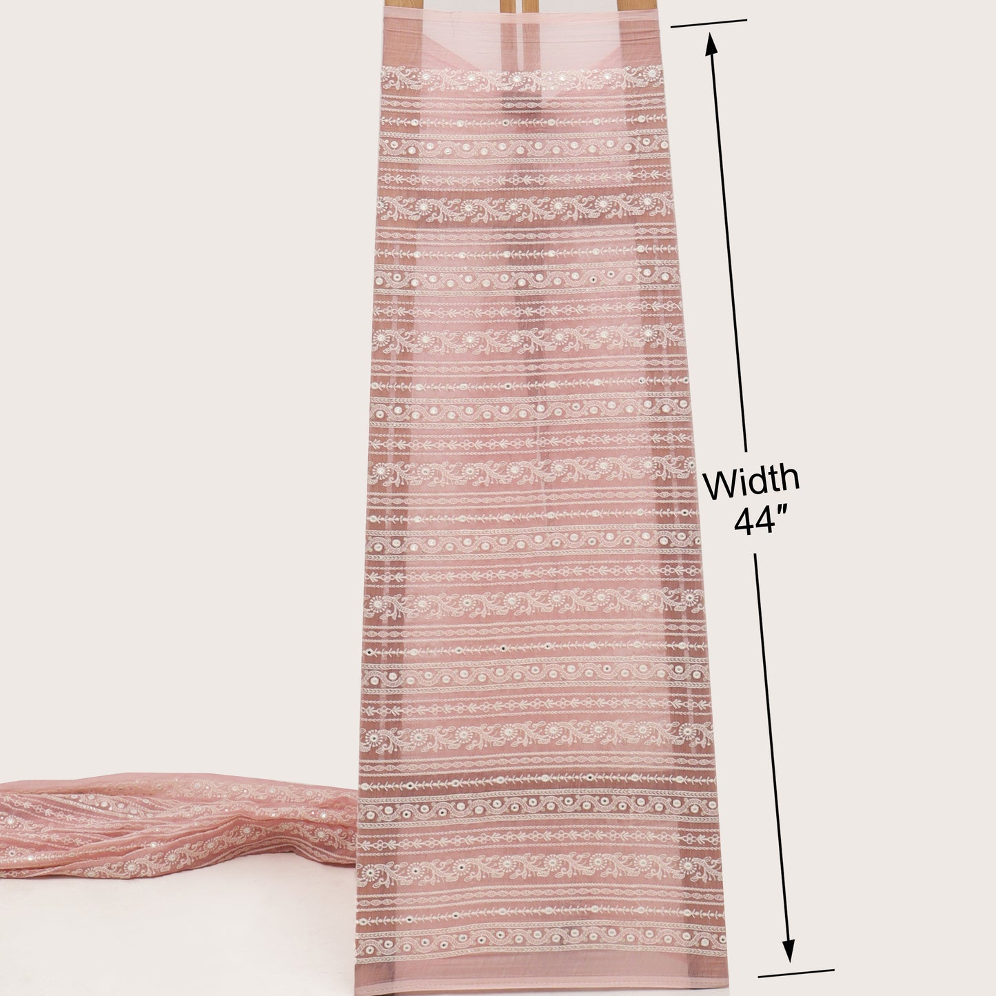 Chanderi Embroidery Fabric