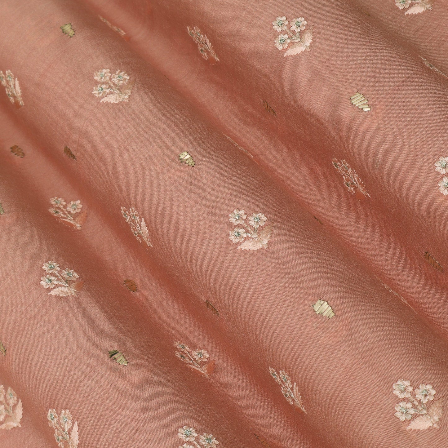 Pure Munga Silk Embroidery Fabric