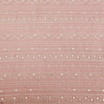 Chanderi Embroidery Fabric