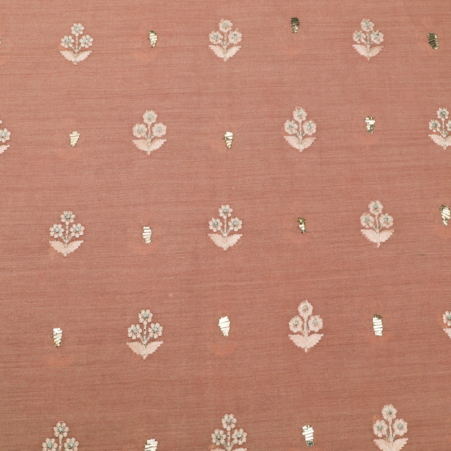 Pure Munga Silk Embroidery Fabric