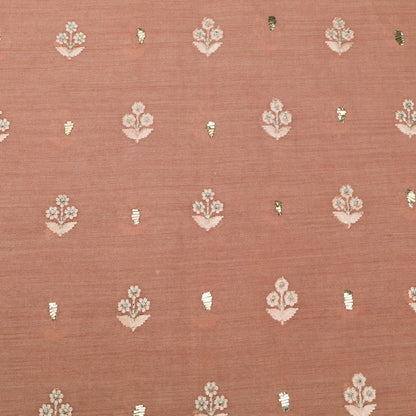 Pure Munga Silk Embroidery Fabric