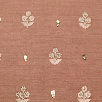 Pure Munga Silk Embroidery Fabric