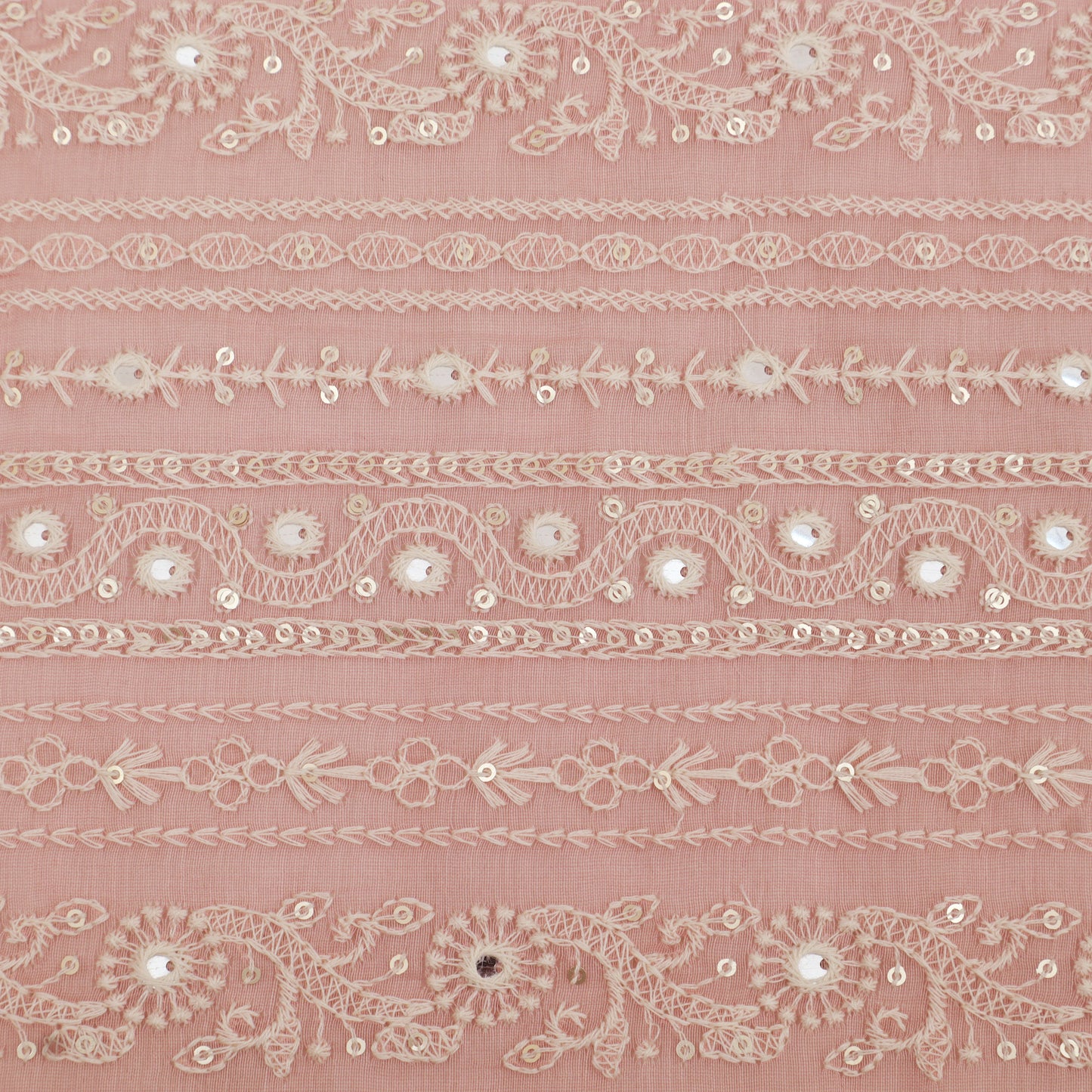 Chanderi Embroidery Fabric