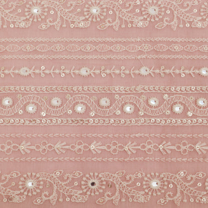 Chanderi Embroidery Fabric