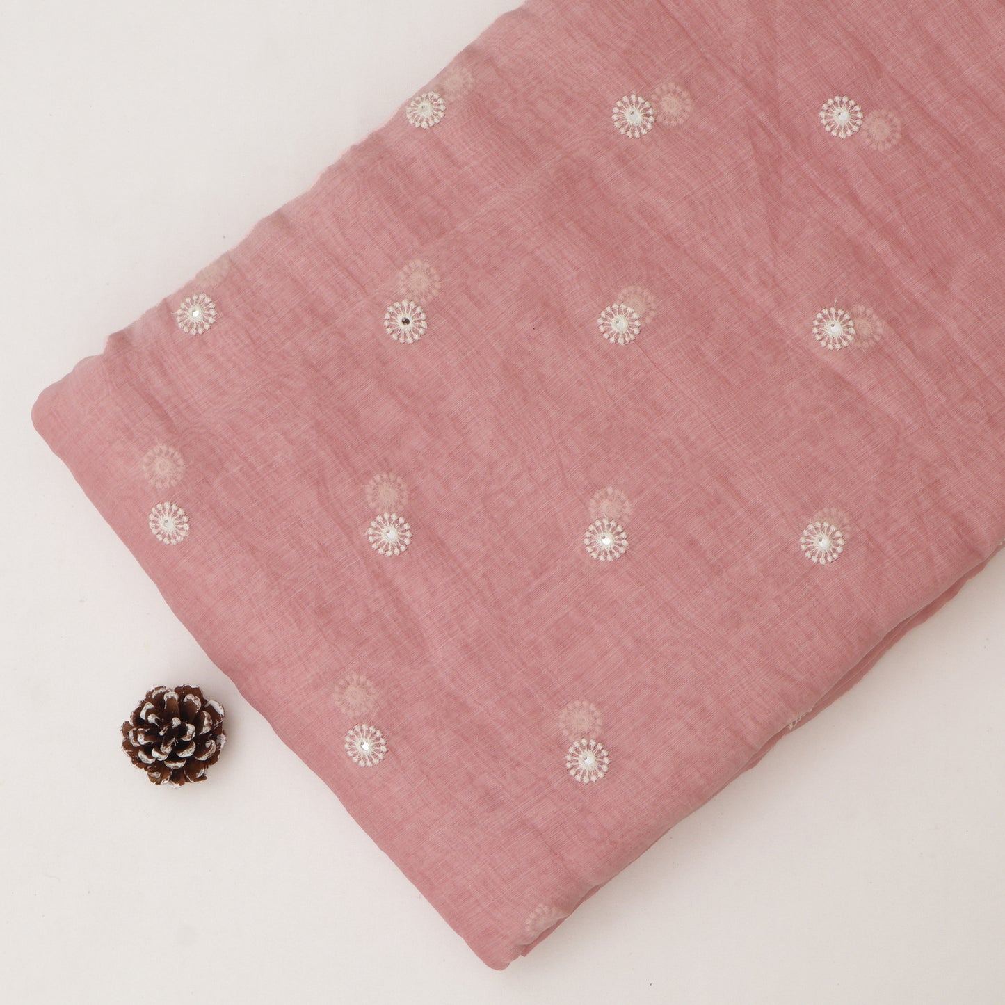 Chanderi Booti Fabric
