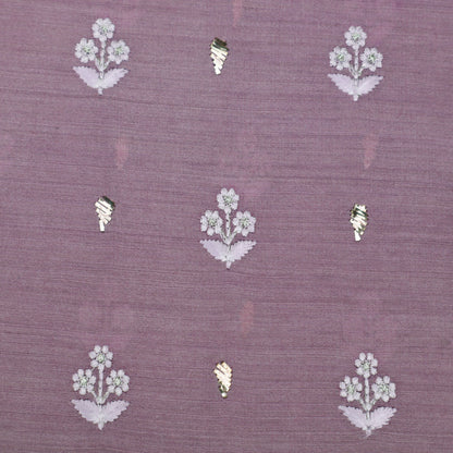 Pure Munga Silk Embroidery Fabric