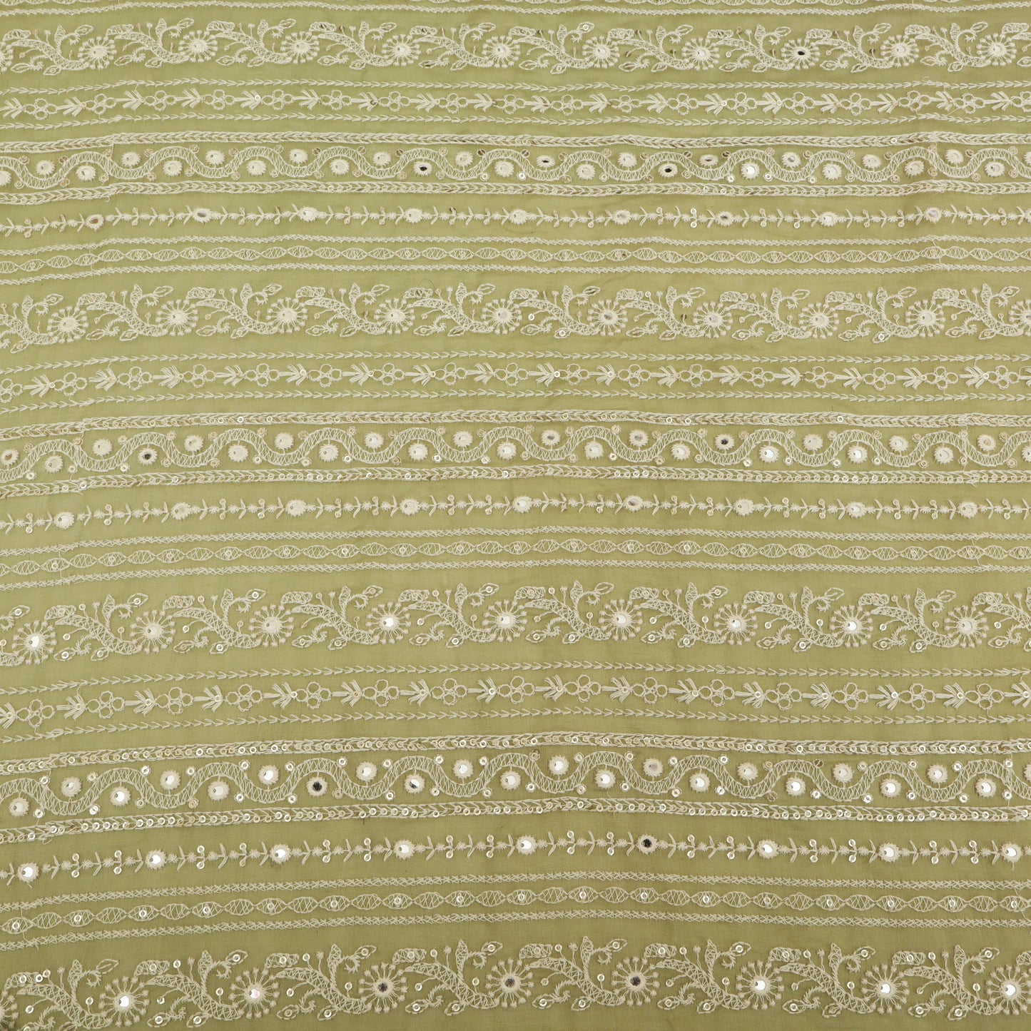 Chanderi Embroidery Fabric