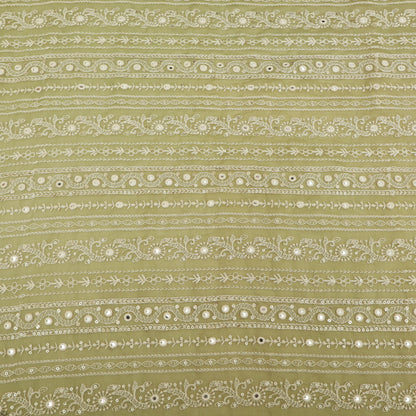 Chanderi Embroidery Fabric