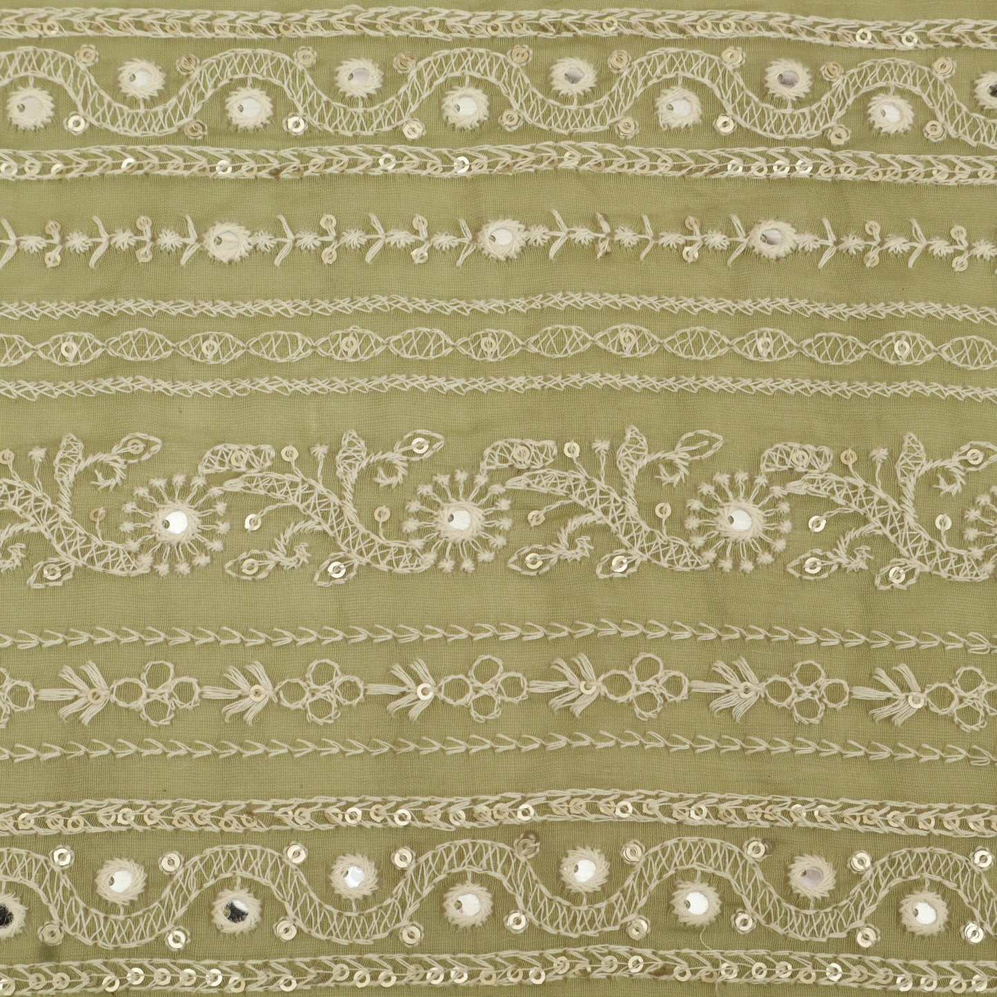 Chanderi Embroidery Fabric
